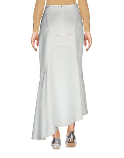 Shop Ellery Long Skirts In White