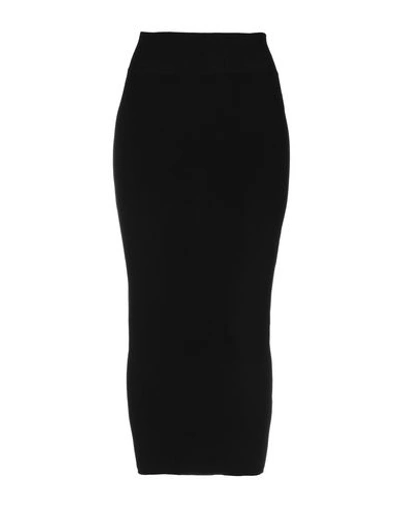 Shop Rick Owens Maxi Skirts In Black