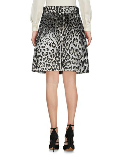 Dolce & Gabbana Midi Skirts In Silver