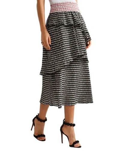 Shop Rosie Assoulin 3/4 Length Skirts In Black