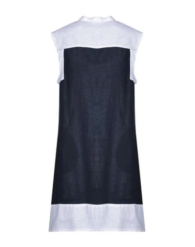 Shop Bagutta Short Dress In Dark Blue