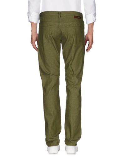 Shop Incotex Jeans In Military Green
