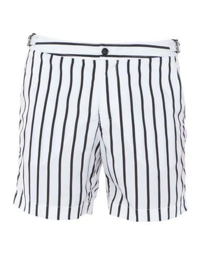 Shop Dolce & Gabbana Swim Shorts In White
