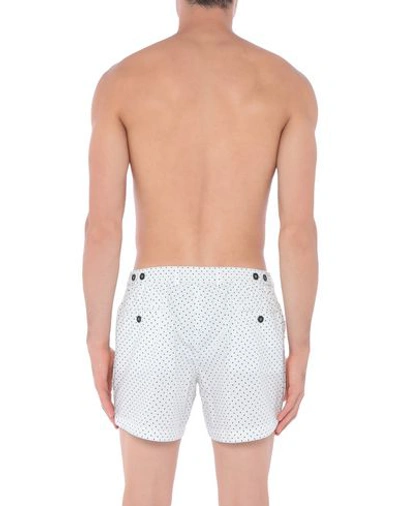 Shop Dolce & Gabbana Swim Shorts In White