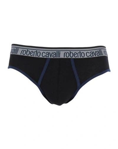 Shop Roberto Cavalli Underwear Brief In Black