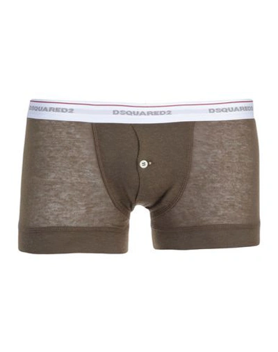 Shop Dsquared2 Boxer In Military Green