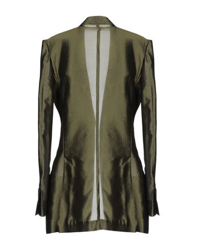 Shop Haider Ackermann Blazer In Military Green