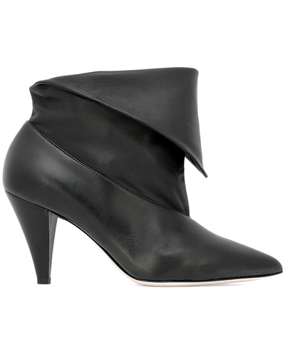 Shop Givenchy 80 Foldover Ankle Boots In Black