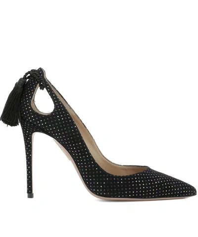 Shop Aquazzura Aquazurra Pointed High Stiletto Pumps In Black