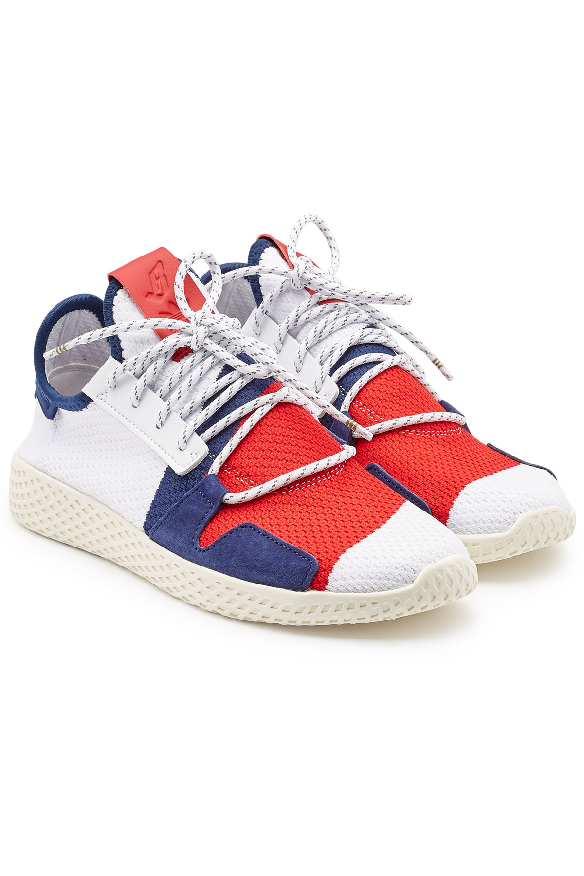 Adidas Originals By Pharrell Williams Bbc Hu V2 Sneakers With Mesh 