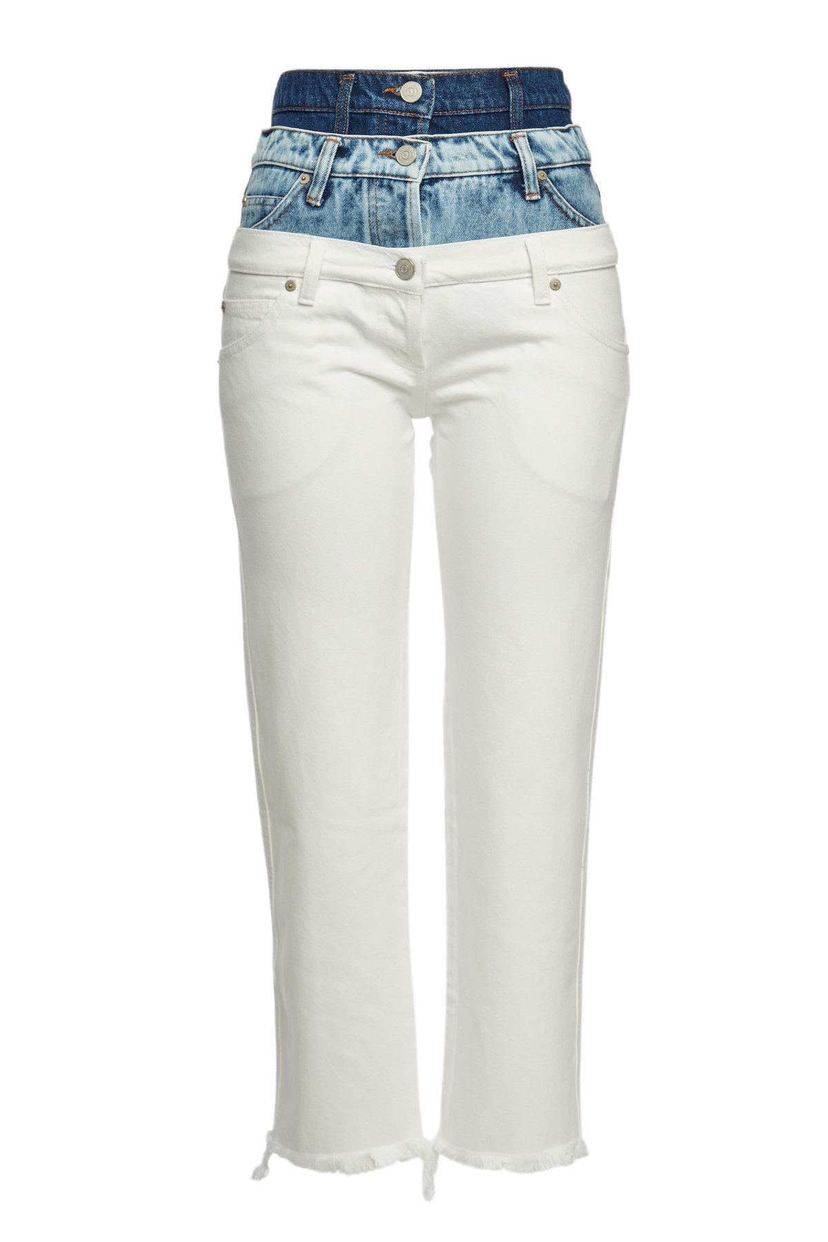 multi coloured denim jeans