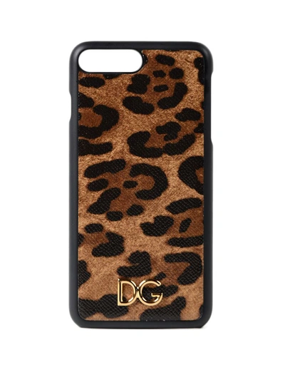 Shop Dolce & Gabbana Dauphine St. Leo Iphone 7-8 Case In Ha93m Leo Con Logo