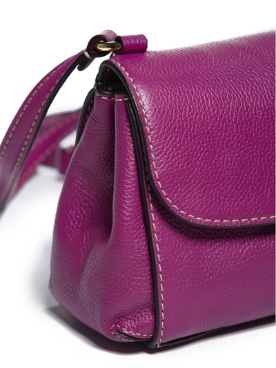 Shop Marc Jacobs Boho Grind Shoulder Bag In Viola Chiaro