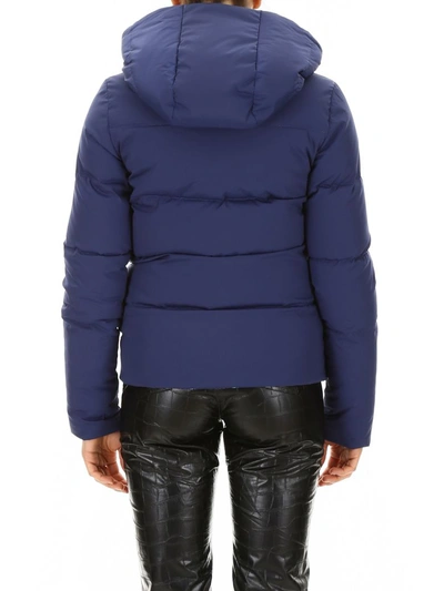 Shop Fendi Reversible Monster Puffer Jacket In Muffin|blu