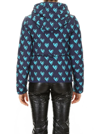 Shop Fendi Reversible Monster Puffer Jacket In Muffin|blu