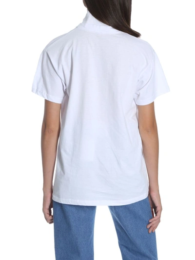 Shop Leo Short Sleeve T-shirt In Bianco/nero