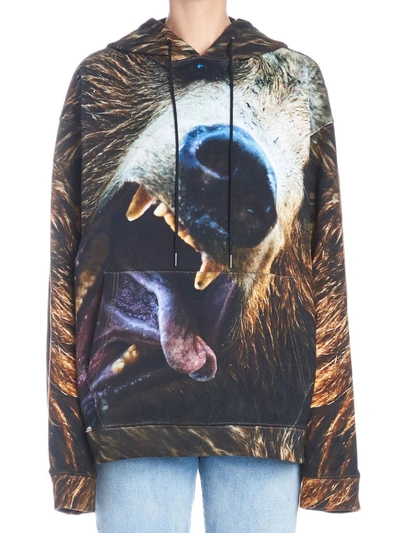 Shop R13 Bear Hoodie In Multicolor