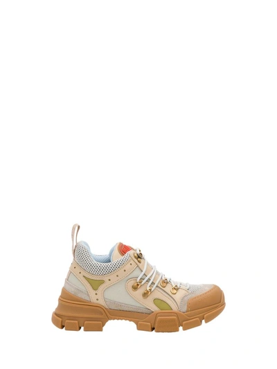 Shop Gucci Flashtrek Sneaker In Beige