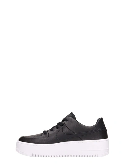 Nike Air Force 1 Sage Low Platform Sneaker In Black