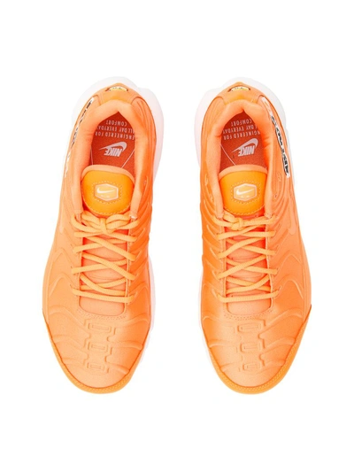 Shop Nike Air Max Plus Se Sneakers In Or/white (orange)