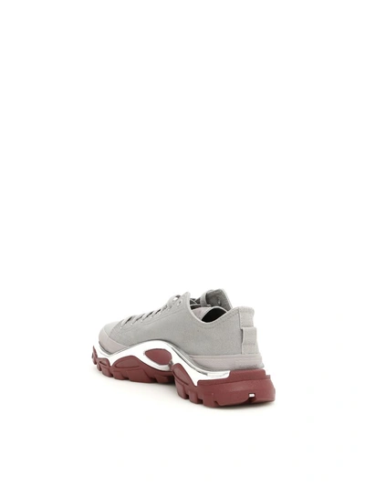 Shop Adidas Originals Unisex Raf Simons Detroit Runner Sneakers In Chsogr Chsogr Maroon (grey)