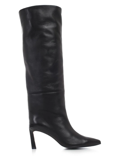 Shop Stuart Weitzman Emiline Knee High Boots In Black