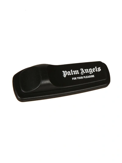 Shop Palm Angels Anti-theft Brooch In Black