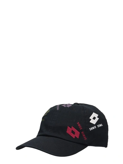 Shop Damir Doma / Lotto Black Cotton Hat