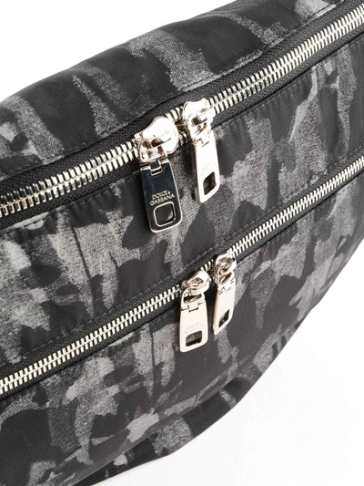 Shop Dolce & Gabbana Dolce Gabbana Camouflage Belt Bag In Hjcamou Grey