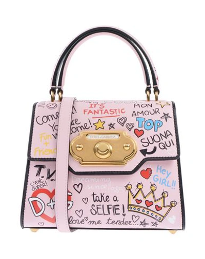 Shop Dolce & Gabbana Handbags In Pink