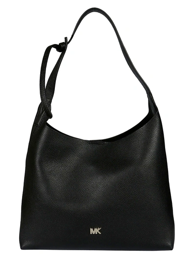 Michael kors junie tote on sale black