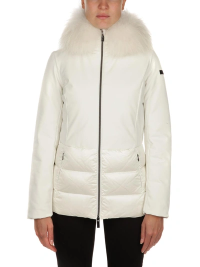 Shop Rrd - Roberto Ricci Design Winter Hybrid Down Jacket In White