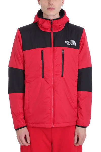 Shop The North Face Red Nylon Down Jacket