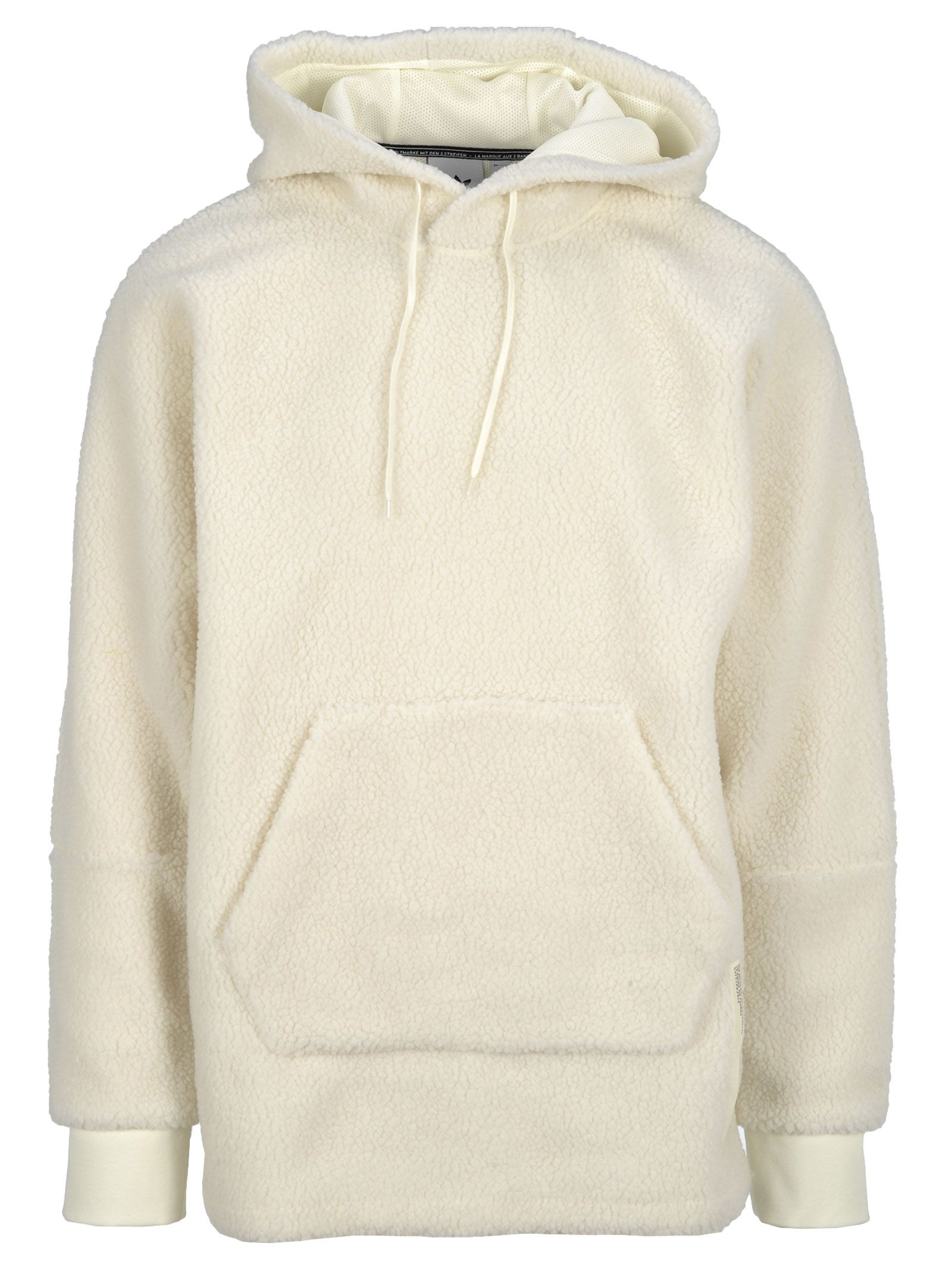 Adidas Originals Teddy Hooded In White 