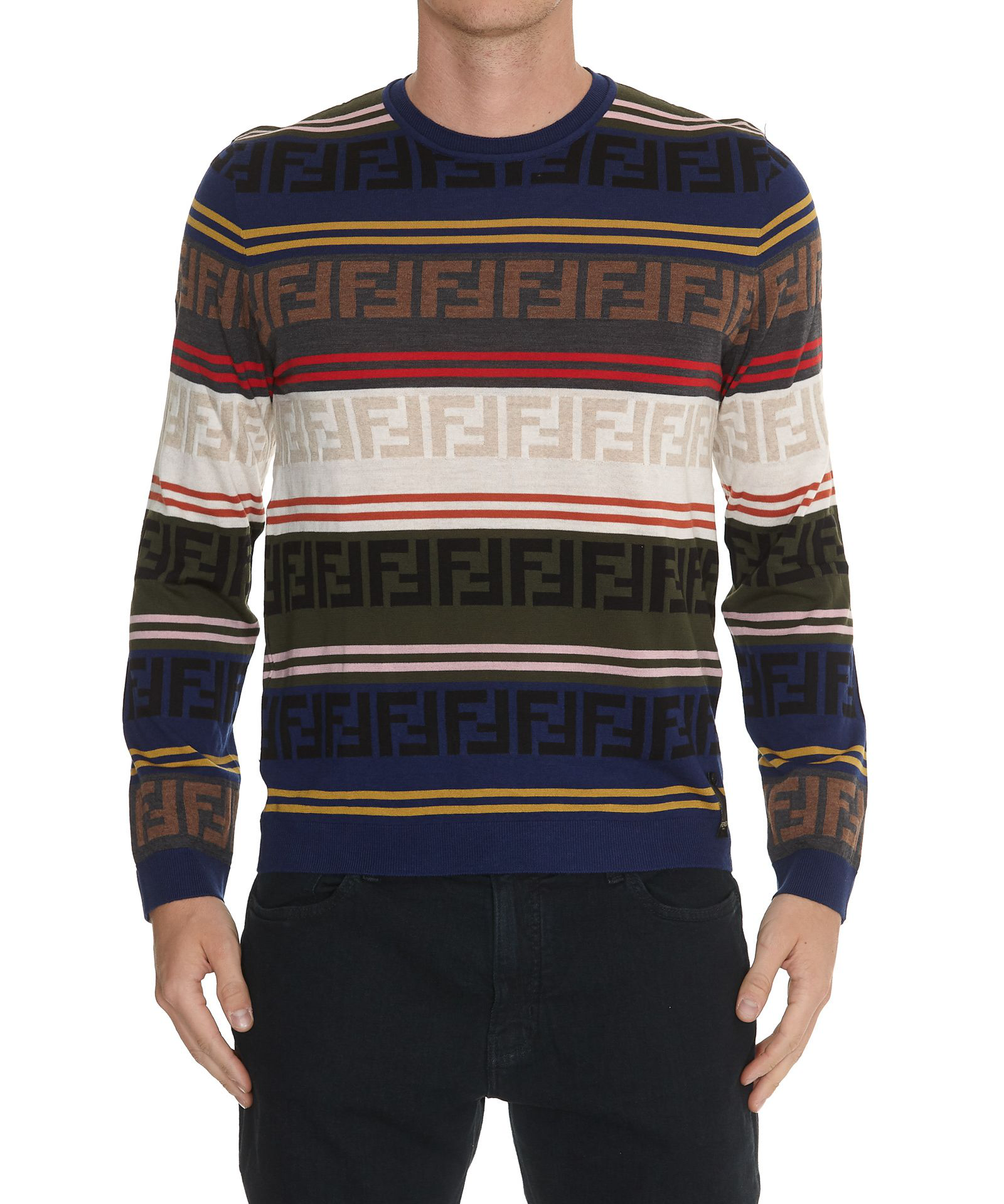 Fendi Ff Sweater In Multicolor | ModeSens