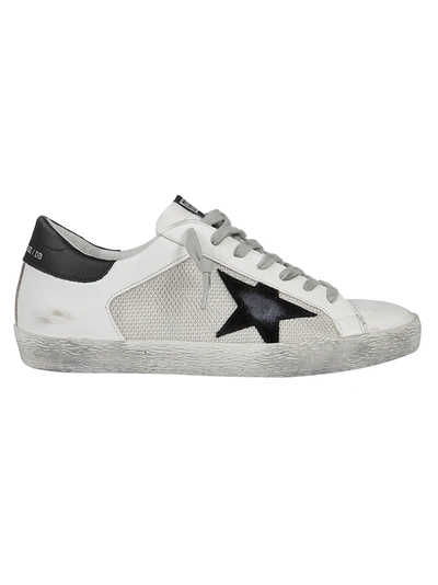 Shop Golden Goose Superstar Sneakers In White/grey
