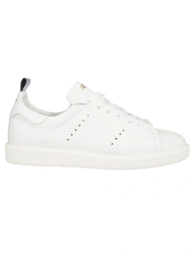 Shop Golden Goose Starter Sneakers In White