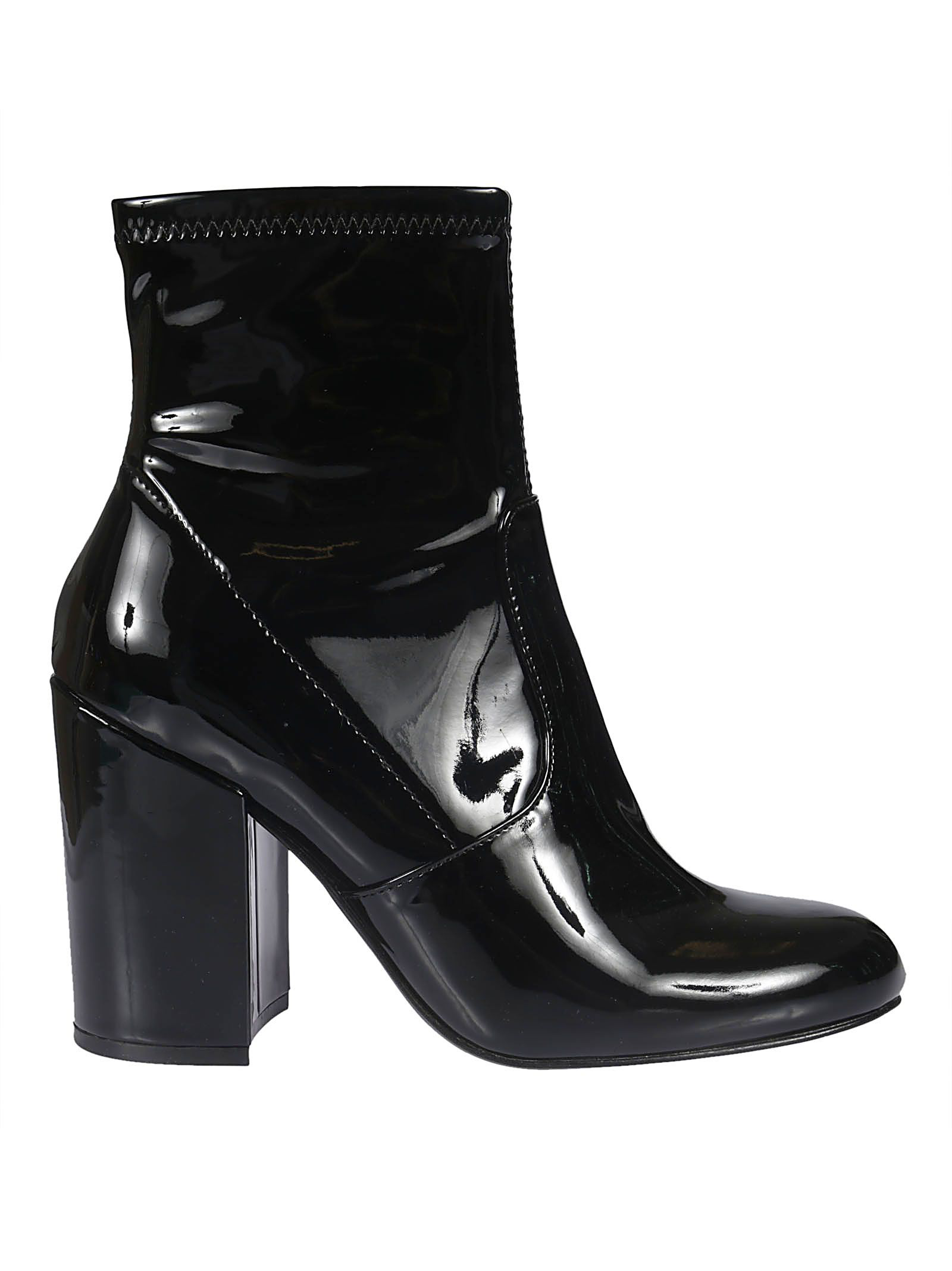 Steve Madden Black Gaze Patent Leather Ankle Boot | ModeSens