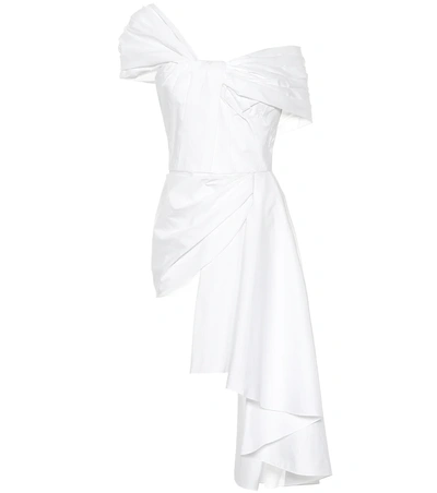 Shop Johanna Ortiz Shangri-la Cotton One-shoulder Top In White