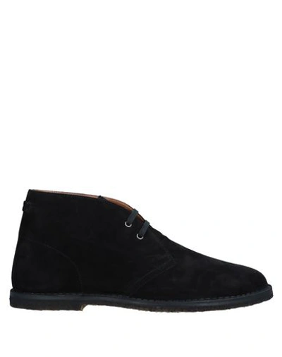 Shop Saint Laurent Man Ankle Boots Black Size 6.5 Soft Leather