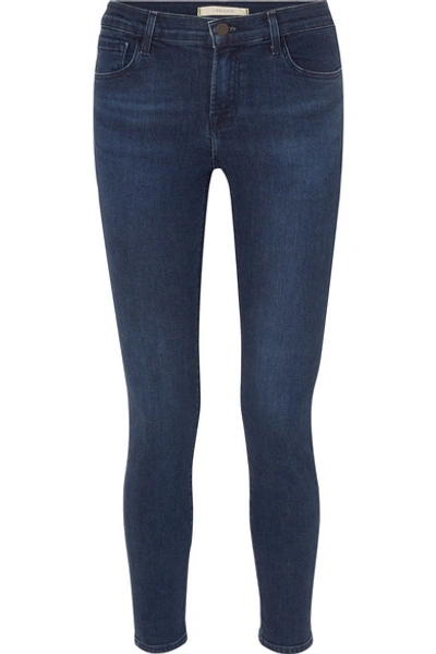 Shop J Brand 811 High-rise Stretch Skinny Jeans In Blue