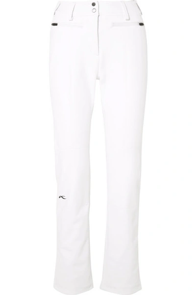 Shop Kjus Sella Jet Slim-leg Ski Pants In White