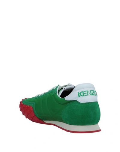 Shop Kenzo Sneakers In Green