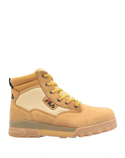 Fila Boots In Camel | ModeSens