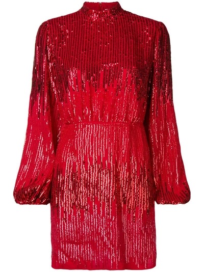 Shop Rixo London Samantha Dress In Red