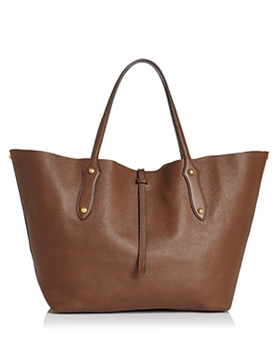 Shop Annabel Ingall Isabella Large Leather Tote In Brown/gold
