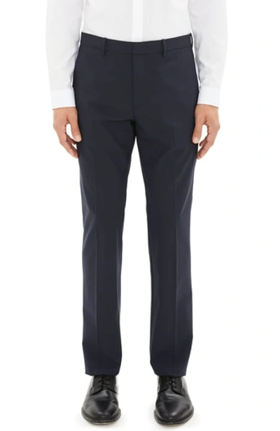 Shop Theory Mayer New Tailor 2 Wool Trousers In Navy