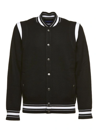 Shop Givenchy 4g Varsity Jacket In Black