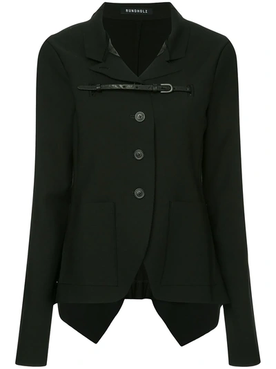 Shop Rundholz Perfectly Fitted Jacket In Black