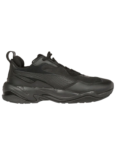 Shop Puma Thunder Desert Sneakers In Black